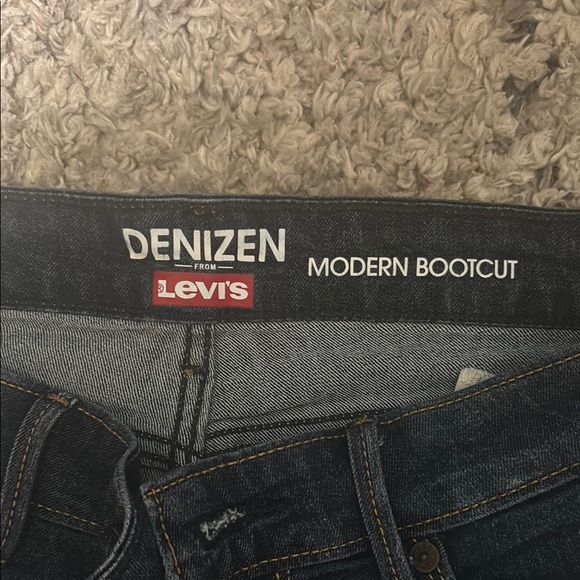 Levi's Blue Flare Wide Leg Jeans - Picture 3 of 13